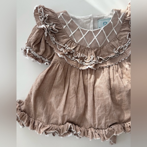 Petite Maison Ashlyn Linen Top and Shorts Set 2T - Picture 4 of 11